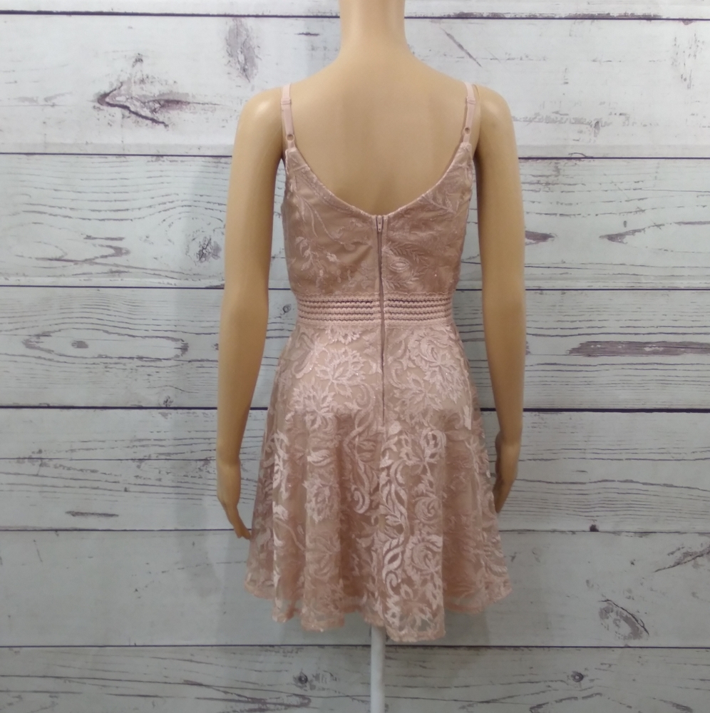 Xtraordinary Spaghetti Strap Embroidered Illusion - Picture 11 of 11